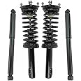 TRQ Front and Rear Complete Strut Assembly & Shock Absorber Kit Shock & Spring Strut Assembly Compatible with 2006-2010 Jeep Commander 2005-2010 Grand Cherokee