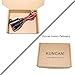 KUNCAN Car Female Cigarette Lighter to O Ring Terminal - 12V-24V Eyelet Battery Terminal Harness Extension Charge Cable 3FT 10A (1 Pack)