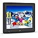 Apzka 8-Inch HD Digital Photo Frame with Motion Sensor, MP3 Photo Video & Music Playback, Calendar with 2GB Internal Memory & Remote Control (Black)