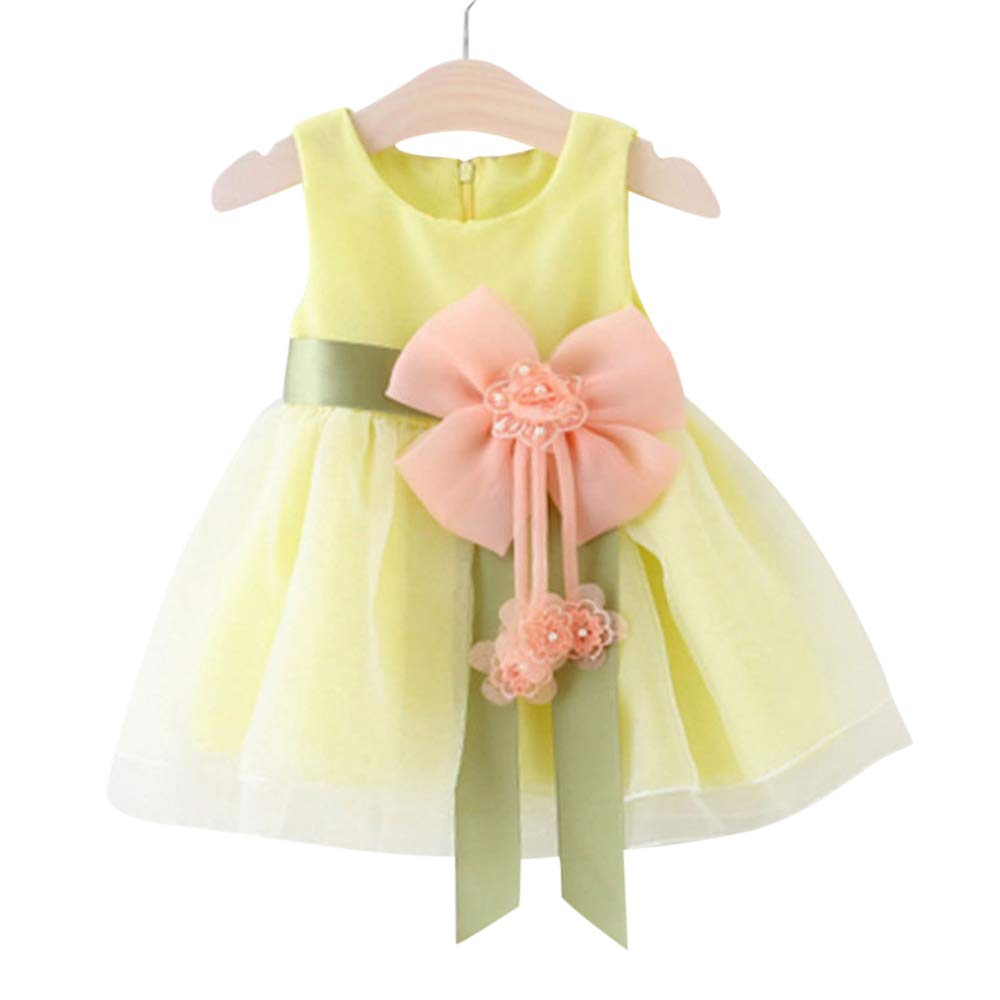 yellow colour dress for baby girl