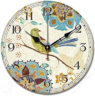 Purki Silent Non-Ticking Wall Clock Vintage