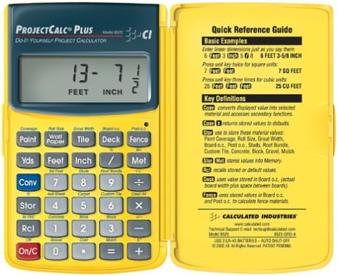 Calculated Industries 8525 ProjectCalc Plus Calculator by Calculated Industries