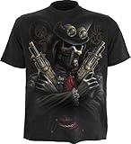Spiral - Mens - STEAM PUNK BANDIT - T-Shirt Black