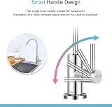 Frizzlife RO Water Filter Faucet Brushed Nickel SUS304 Stainless Steel Lead Free view 6