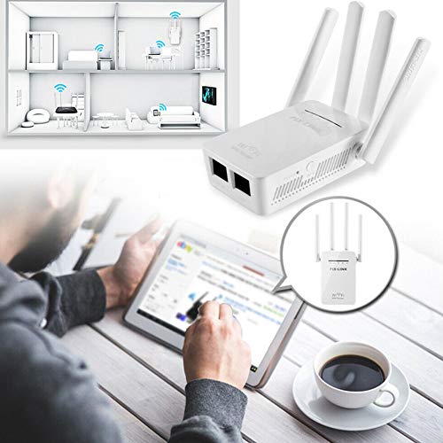 Auveach-Repetidor-WiFi-inalambrico-300-Mbps-WiFi-Router-Long-Range-4-modos-RepeaterRouterAccess-Point-Amplificador-de-senal-Wi-Fi-4-antenas-externas-2-puertos-Ethernet
