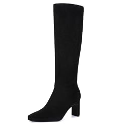 Athlefit Tall Black Boots for Women Knee High