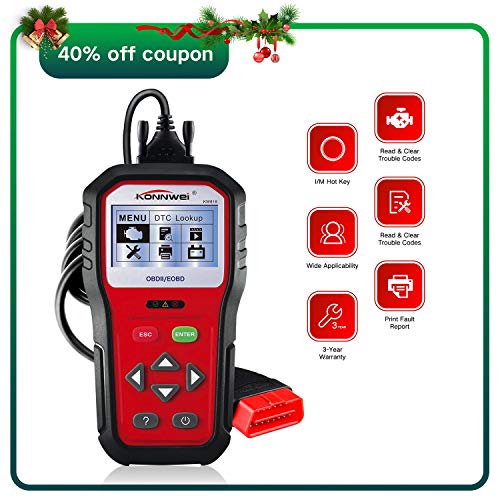 【Upgraded】OBD2 Car Diagnostic Scanner, KW818 Pro Universal Car Code reader Vehicle Diagnostic Tool, OBD2 EOBD Scanners Tool Check Engine Light Code Reader for all OBDII Protocol Cars Since 1996