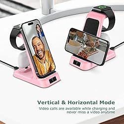 DDUAN Wireless Charging Station, 3 in 1 Fast