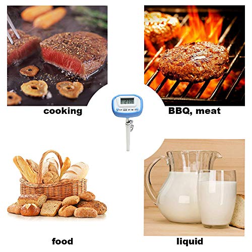 CEM DT-130 Digital Cooking Thermometer with Probe Instant Read for Food,Meat,Liquids,Home,Kitchen,Gardening,Laboratory -40°C to 250°C (-40°F to 482°F)