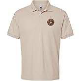 US Marine Corps Embroidered Polo Shirt USMC Licensed