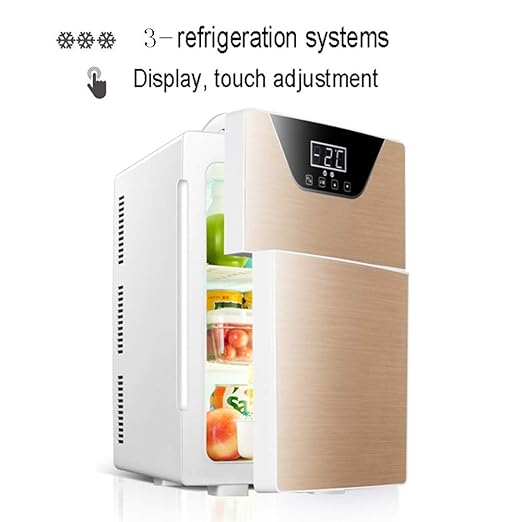 NYGJMNBX Mini Puerta Frigorífico Mini refrigerador Compacto de 20 ...