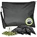 Smell Proof Bag - Odor Proof Bag - Dog Tested Bags 11x9 - E-book - Best Odor Proof Pouch Zipper on top Smell Proof Case for Herbs Coffee Tea Oils 5 Sealed Baggies - Smell Proof Container