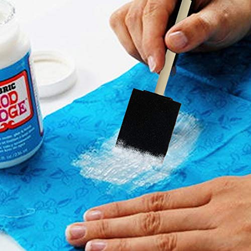 56 Pack Foam Brush,Sponge Wood Handle Paint Brush,Foam Paint Brushes,2