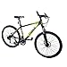 Trinx MTB Mens Mountain Bike 26 inch Shimano 21-Speed M136 Yellow, 19inchthumb 1
