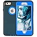 iPhone 6 Case, Fogeek Heavy Duty PC + TPU Combo Protective Defender Case for iPhone 6/6S w/ 360 Degree Rotary Belt Clip & Kickstand(Dark Blue)
