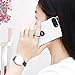 iPhone 8 Plus Case, iPhone 7 Plus Case with Ring Holder Kickstand, 360°Adjustable Ring Grip Stand Work with Magnetic Car Mount Anti-Fingerprint Slim Cover for Apple iPhone 8P 5.5 inch - White