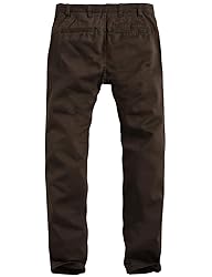 Match Mens Slim Tapered Flat Front Casual Pants