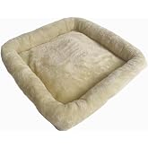 SHENGOCASE Cat Tree Tower Accessories Replacement Parts Top Cushion Bed Cover for Cat Perch with Elastic Band (11.8" x 15.7", Beige)