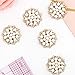 YIMIL Rhinestone Pearl Button Brooches, Flat Back Crystal Pearl Embellishments for Wedding Bouquets, Gift Package, Headband, Home Decor, Craft Project. Pack of 15.