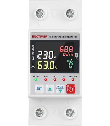 AC Current Protection AC120V To 300V 63A 3-Phase Adjustable Surge