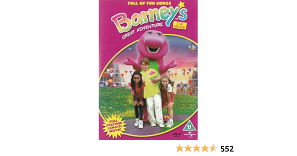 Barney S Great Adventure Import Anglais Amazon Ca Movies Tv Shows