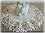 Doily Ivory Princess Lace European Dresser Table Scarf Topper