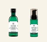The Body Shop Tea Tree Duo Set Vegan Cleanser 150ml Mattifying Toner 250ml Oily view 1