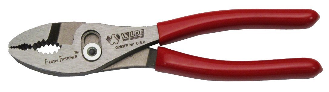 Wilde Tool G262FP Flush Fastener Combination Slip Joint Pliers, 6-1/2 inch with Polished Finish