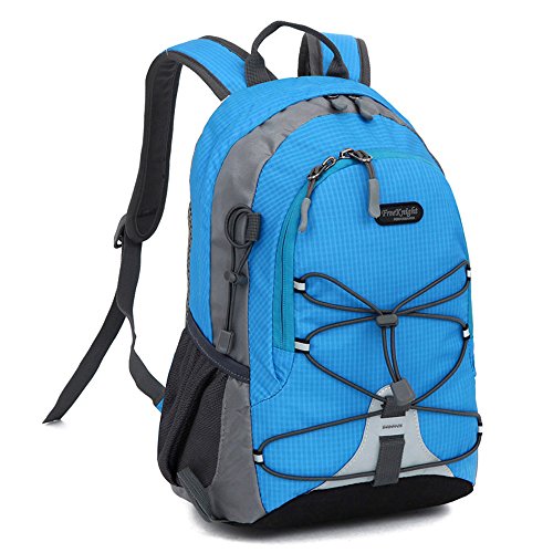 Small Size Waterproof Sport Backpack,10 inches Lightweight Ultra Light backpack,Suitable for Height Under 4 feet,for Girls Boys Traveling (Blue)