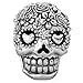 Authentic BELLA FASCINI Flower Bouquet Skull Bead Charm - Dia de los Muertos - 925 Silver - Fits Bracelet