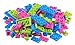 Silicone 108 Piece Flexible Building Bricks by Strictly Briks | 100% Compatible with all Major Brands | Large Pegs for Toddlers | Ages 3+ | Soft and Flexible | Blue, Green, Pink