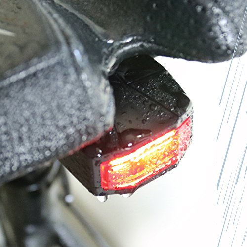 image for Idem FCC certified rechargeable, wireless, 4 in 1 bike tail light, ant