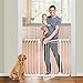 Summer Infant Multi-Use Extra Tall Walk-Thru Baby Gate, Metal, White Finish – 36” Tall, Fits Openings up to 29” to 48” Wide, Baby and Pet Gate for Doorways and Stairways