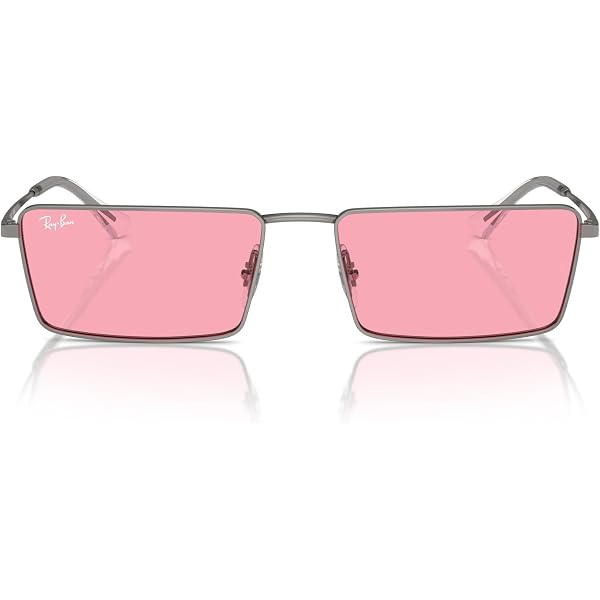 Ray-Ban RB3728 YEVI 0RB3728 Gunmetal Pink Lens 55-18-145 NEW Sunglasses Ray-Ban YEVI RB3728 004/1A Gunmetal - Violet  main image 2