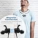 Senso Bluetooth Headphones, Wireless v4.1 Sports Sweatproof Workout Running Magnetic Earbuds Secure Fit Noise Cancelling Headset Mic Workout Gym Premium HD Sound Cordless Earphones