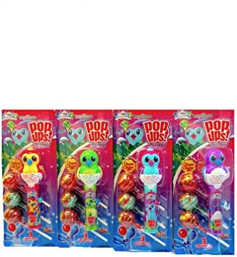 NEW Hatchimals 4 Pack Pop Ups Lollipops Children's Party Favor Candy
