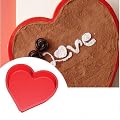 Baking Molds molds silicone cake Heart Shape Silicone Mould Baking Cake Pan Muffin Chocolate Pizza Baking Tray silicone candy molds