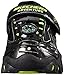 Skechers Kids Damager II-Adventurer Light-Up Sneaker ,Black/Lime,12 M US Little Kid