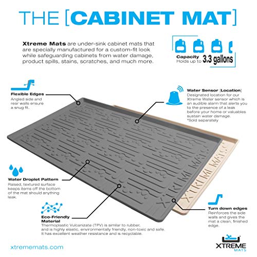 Xtreme Mats Under Sink Kitchen Mat, Pick Your Size, 34" 1/4 x