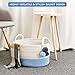 Solaya Short Blue Toy Basket for Nursery 16