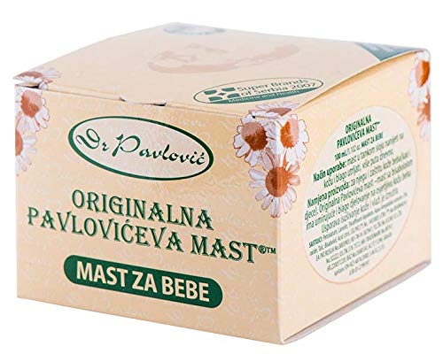 Pavloviceva mast Diaper Nappy - Anti Diaper Rash, Dry Skin Moisturizing Baby Ointment with Chamomile