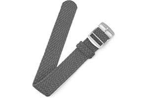 BARAK WATCHES Canvas Nylon Watch Straps, Nylon Braided Watch Band, Replacement Watchband Hook and Loop Straps (16mm,18mm,20mm,22mm) For Men Women