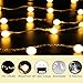 Arespark Globe String Lights 8 Mode 100LED 33foot Waterproof Decorative Starry Fairy Lights, for Indoor Outdoor Patio Wedding Party Home Garden Bedroom, Warm White