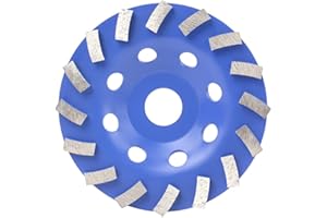 Vearter Diamond Grinding Wheel 5Inch 16T Disc Carving Bowl Shape Grinding Cup for Concrete Granite Stone Ceramic Polishing