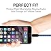 Lightning Cable, MKDGO Flat Visible Flowing LED Flash Light Up EL Charging Cable Sync Charging Cable Cord for iPhone X/8/7/7 Plus/6s/6s Plus/6/6 Plus/5s/5c/5/iPad/iPod(3Ft, Blue)