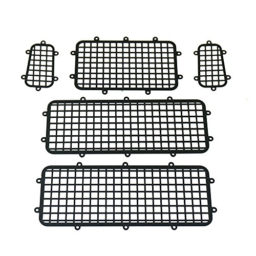 1/10 RC Metal Window Protective Mesh Net for 1/10 TRAXXAS TRX4 Land Rover Guard Rock Crawlers