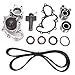 Engine Timing Belt Kit with Water Pump, Fit for 3.4L V6 Toyota 4Runner, T100, Tacoma, Tundra with 5VZFE Engine, Replace TKT-025 TKT-007 TCKWP271