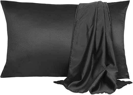 Amazon Com Uxcell 2 Pack Silk Satin Pillowcase For Hair And Skin