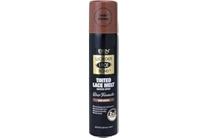 EBIN NEW YORK Tinted Lace Spray - 10X Quick Dry, Water Resistant, No Residue, Even Application, Skin Tone Matching, Natural Look - 3.38oz/ 100ml - Dark Brown