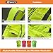 JKSafety 9 Pockets Class 2 High Visibility Zipper Front Safety Vest With Reflective Strips, Meets ANSI/ISEA Standards (Medium, 150-Pink)